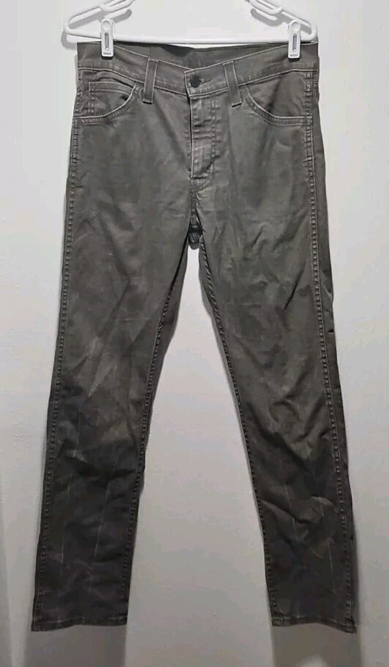 Levi's Men's 513 Slim Straight Fit Jean Grey/Black 3D 30W x 32L